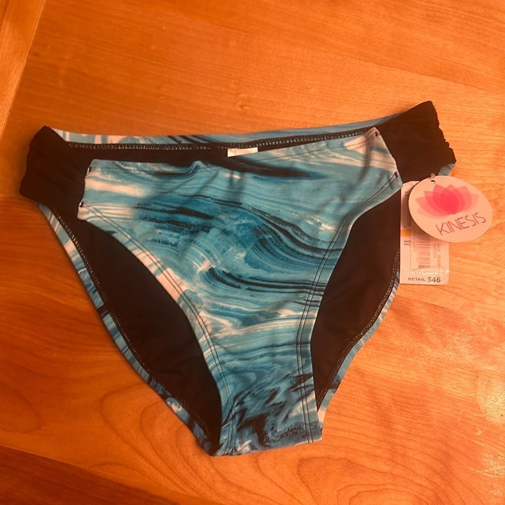 Kinesis Bikini bottoms blue and black‎